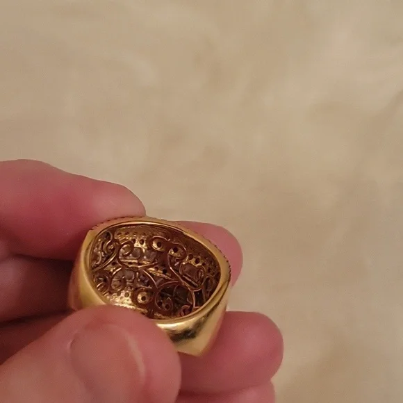 Affinity Diamond Princess & Round Ring 3.00 CTTW 14K Yellow Gold Size 7 - Picture 3 of 8